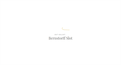 Desktop Screenshot of bernstorffslot.dk