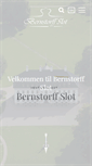 Mobile Screenshot of bernstorffslot.dk