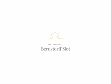 Tablet Screenshot of bernstorffslot.dk